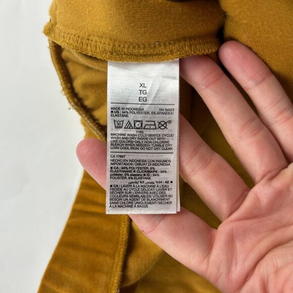 Old Navy Miner's Gold Plush Velour Jogger Lounge Pant XL - Picture 5 of 7